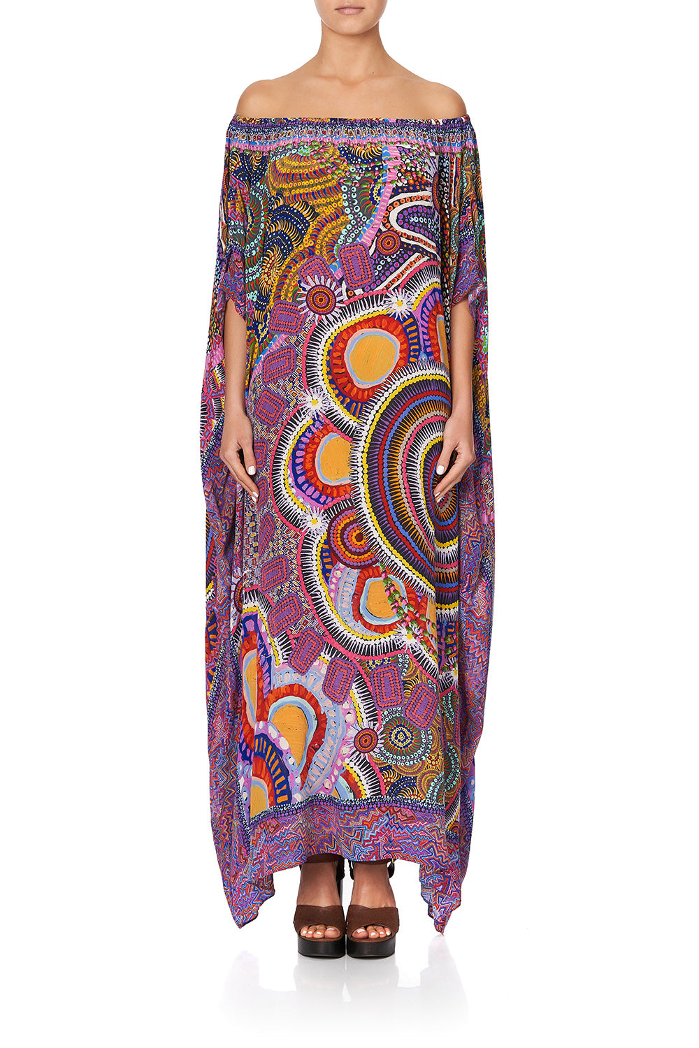 OFF SHOULDER KAFTAN WARLU DREAMING