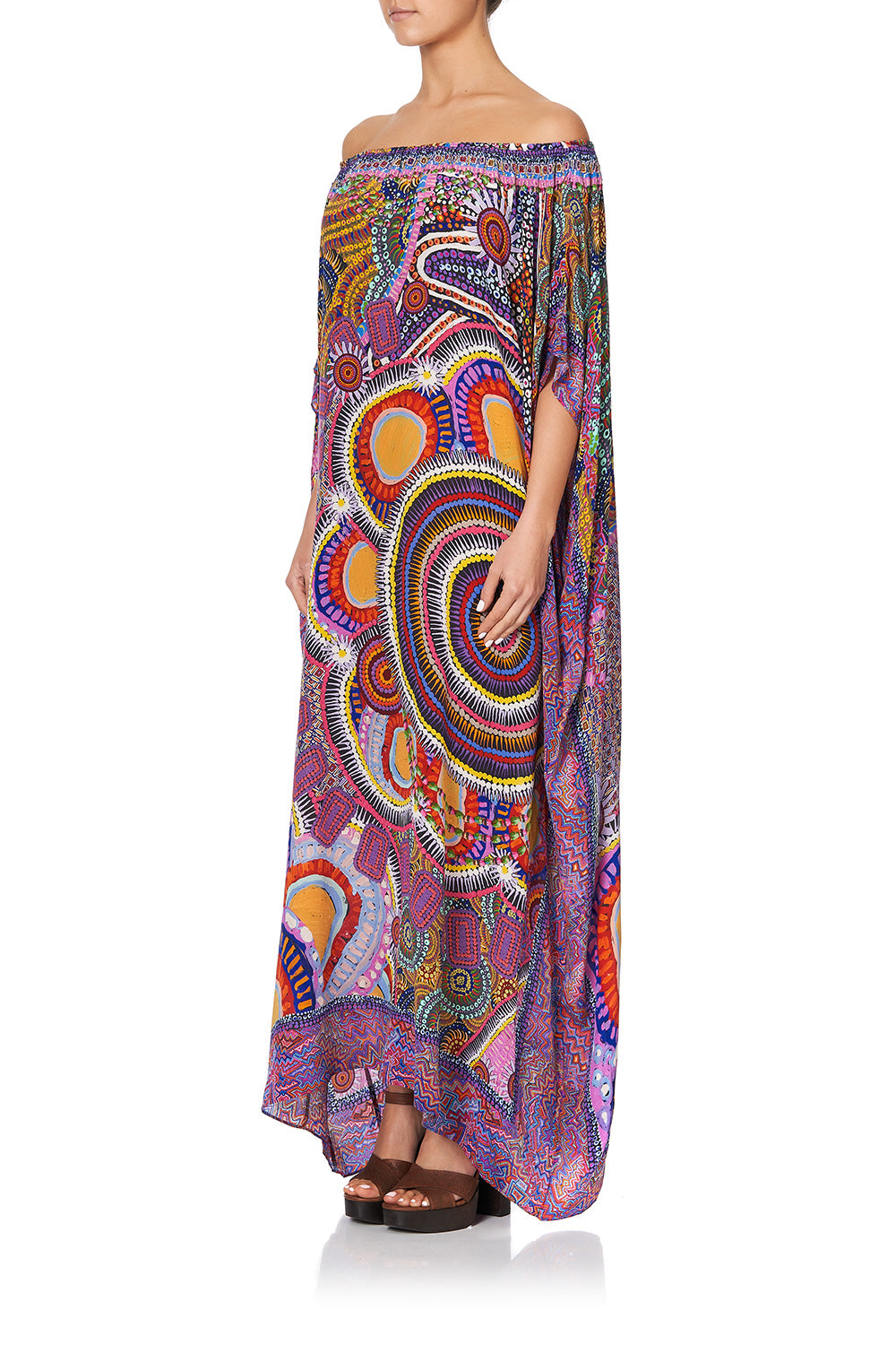 OFF SHOULDER KAFTAN WARLU DREAMING