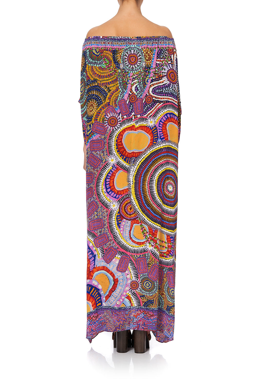 OFF SHOULDER KAFTAN WARLU DREAMING