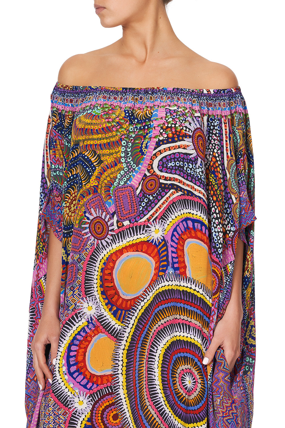 OFF SHOULDER KAFTAN WARLU DREAMING