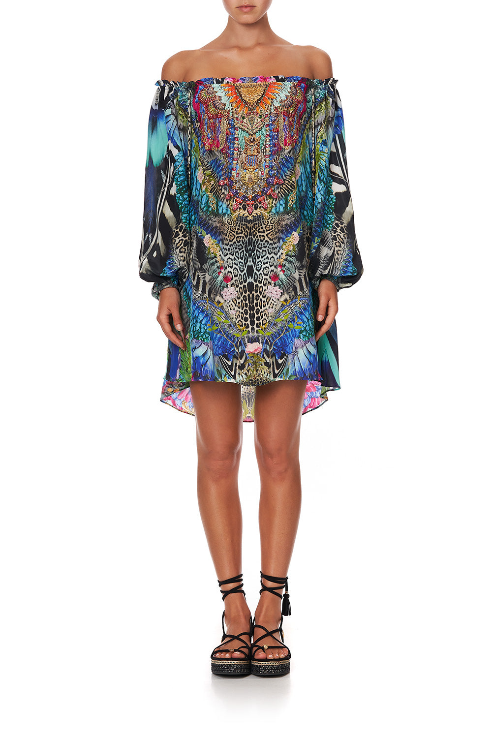 OFF SHOULDER MINI DRESS CAFE NAIROBI