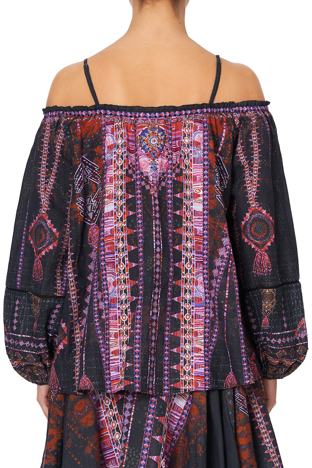 OFF SHOULDER HALTER TOP MINA MINA