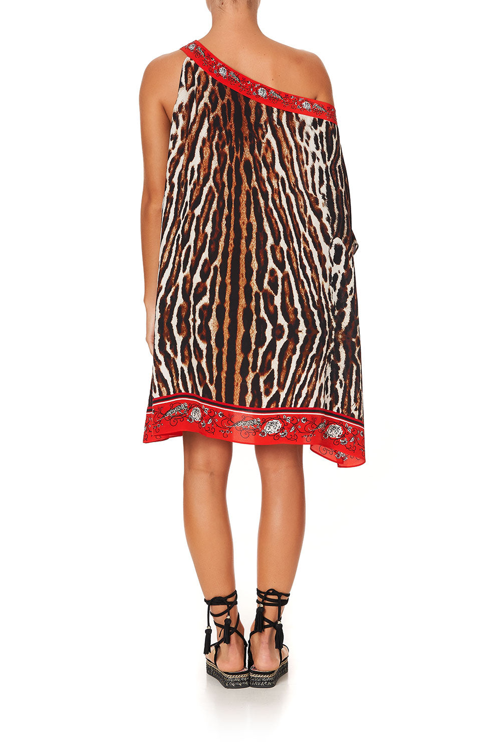 ONE SHOULDER SHORT KAFTAN PIRATE PUNK