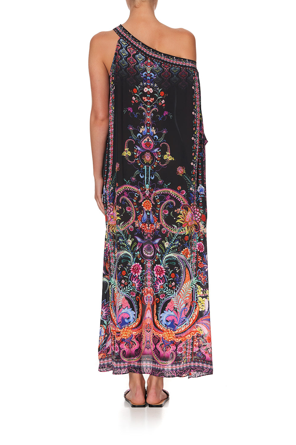 ONE SHOULDER KAFTAN WITH NECKBAND BOHEMIAN REBELLION