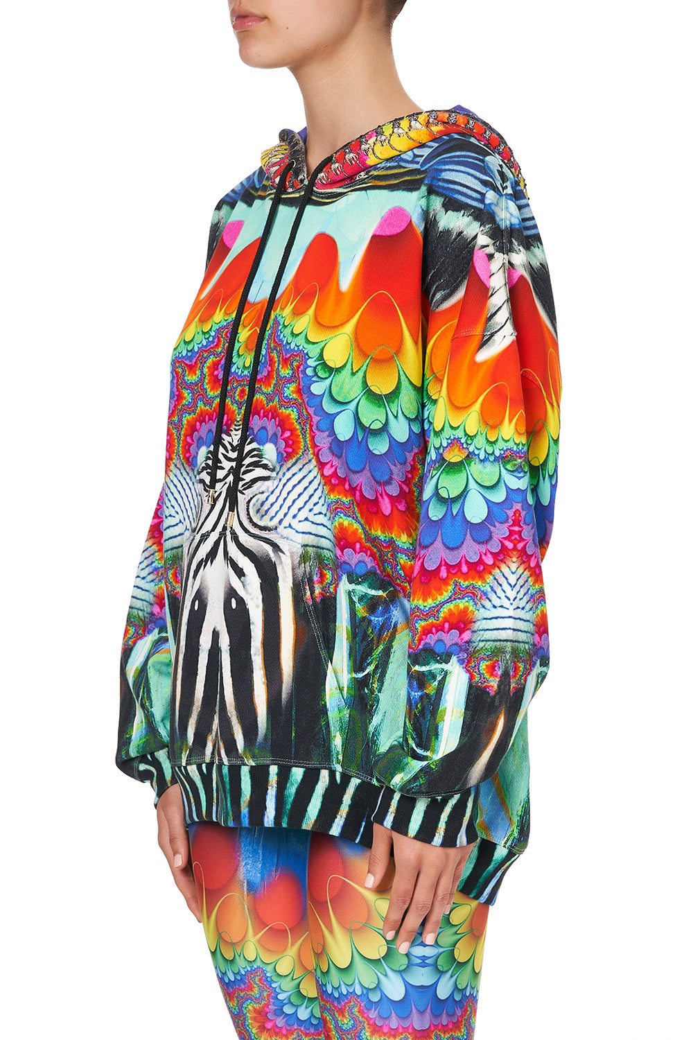 OVERSIZE BOYFRIEND HOODIE RAINBOW GATHERING