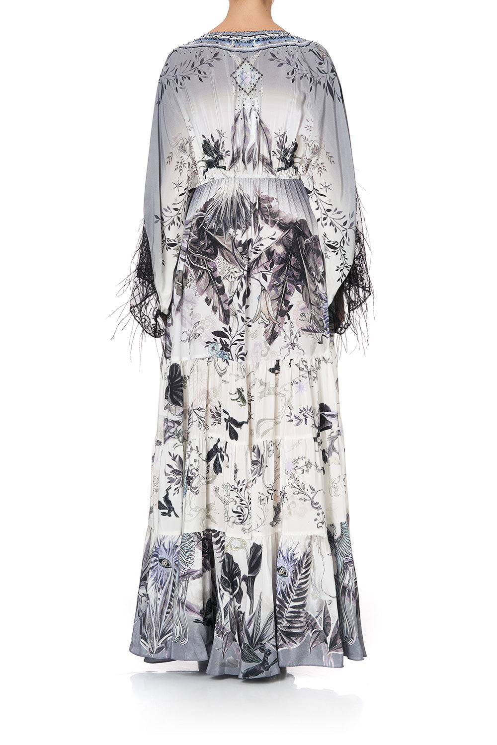 PANEL DRESS WITH LACE SLEEVE MOONLIT MUSINGS