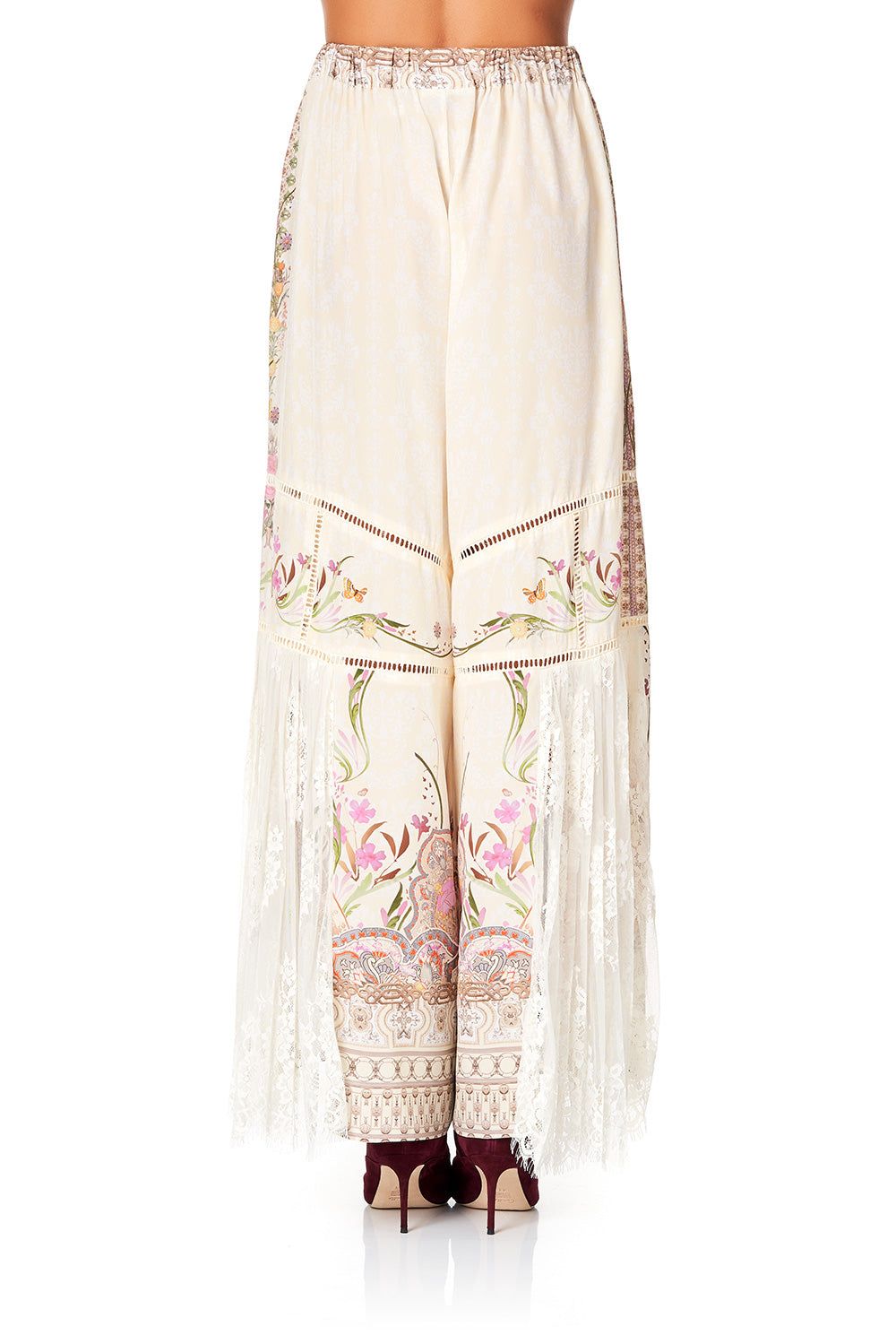 CAMILLA PANELLED PLEATED TROUSERS GOLDEN AGE