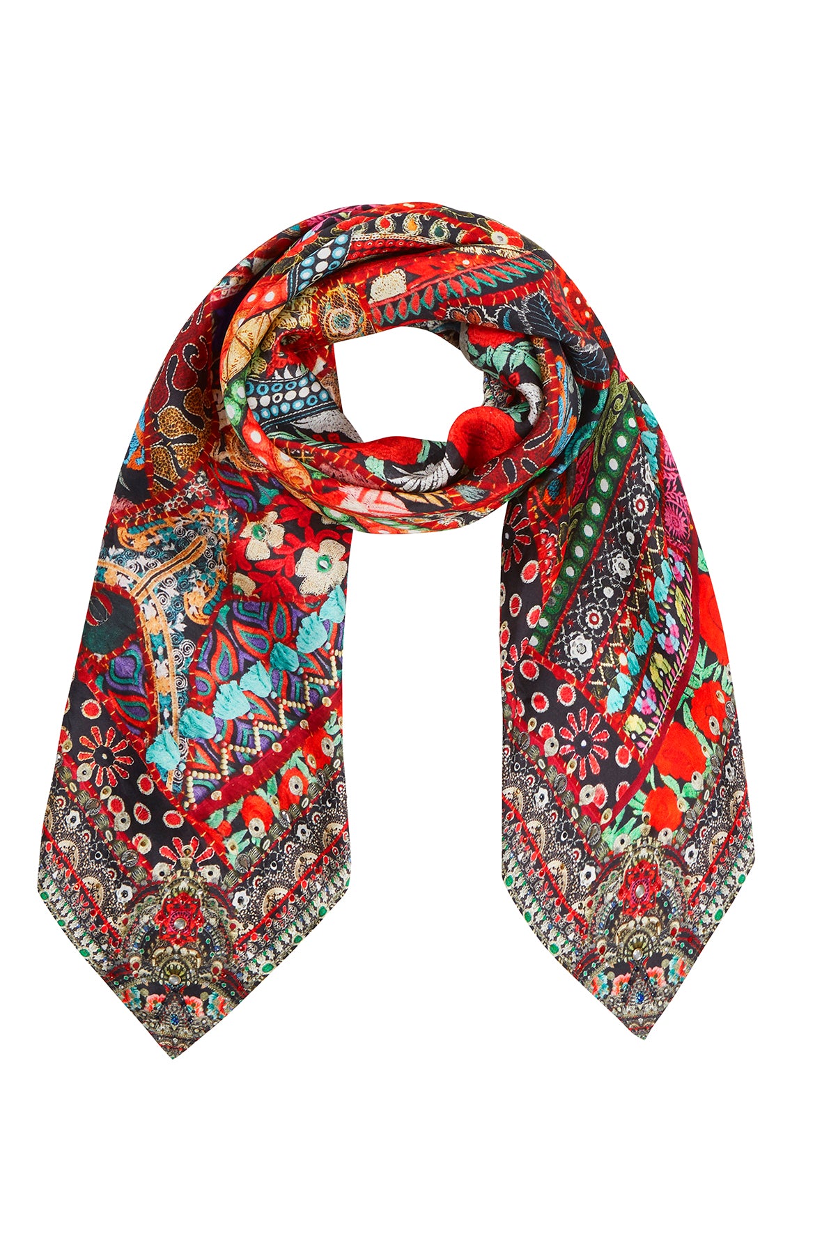 QUEEN ALIKA LARGE SQUARE SCARF