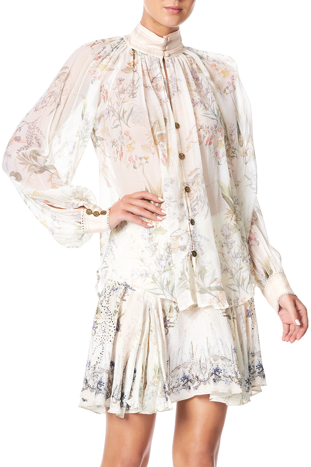 RAGLAN BUTTON UP SHIRT GUMNUT GATHERING