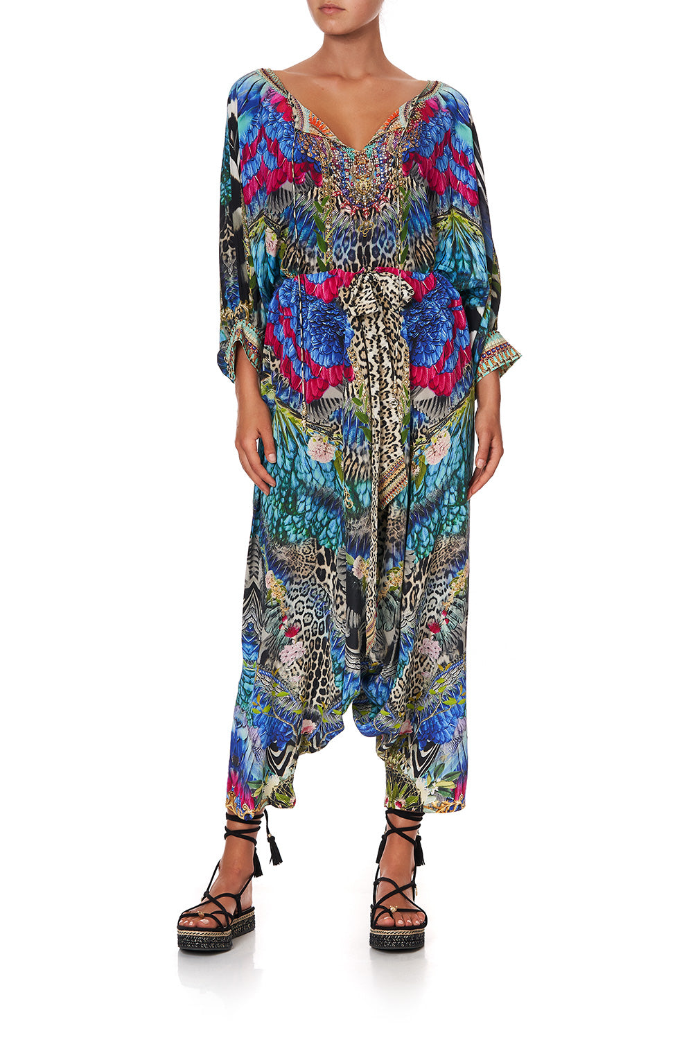 RAGLAN SLEEVE BLOUSE WITH CUFF CAFE NAIROBI