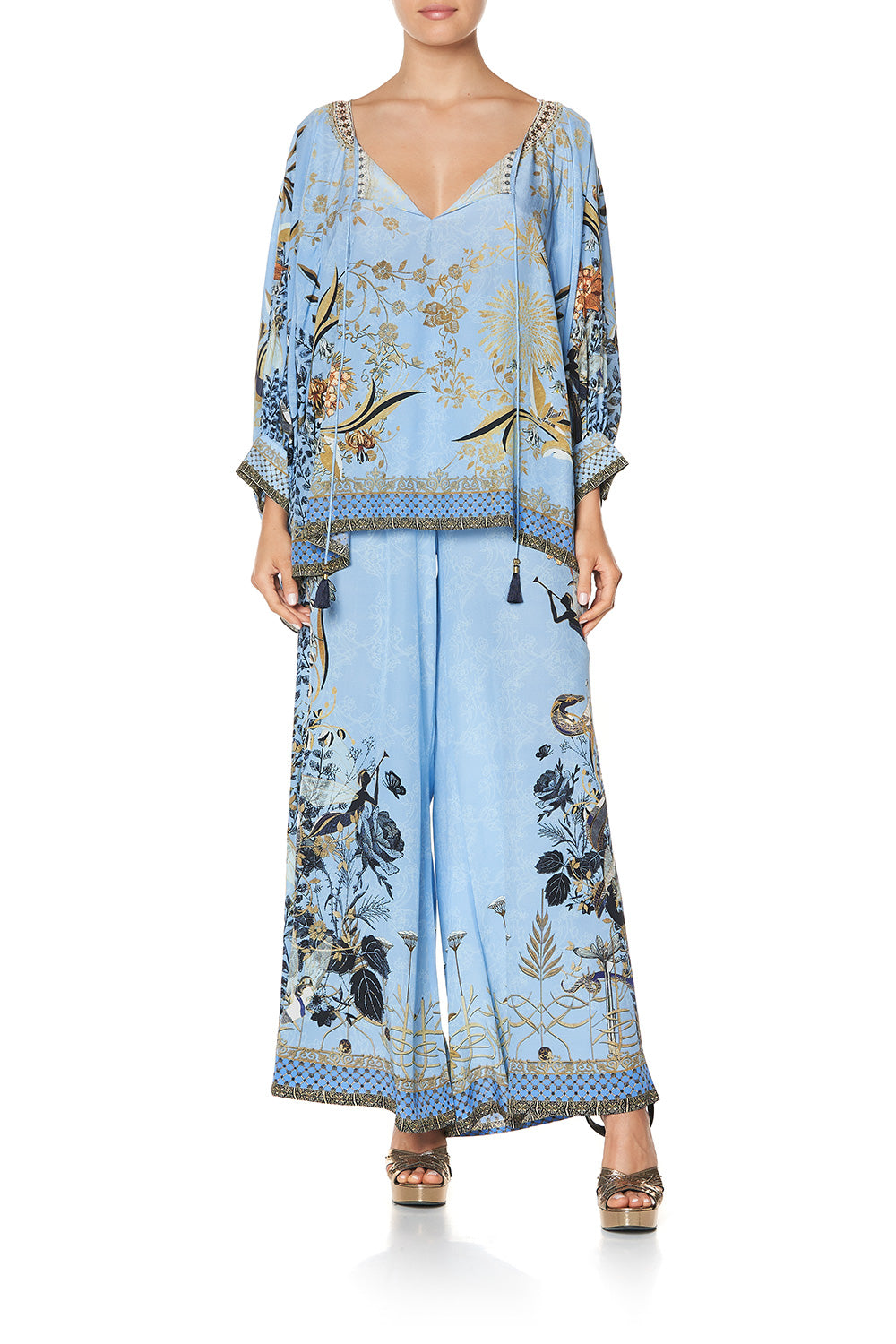 RAGLAN SLEEVE BLOUSE WITH CUFF FAIRY FOUNTAIN