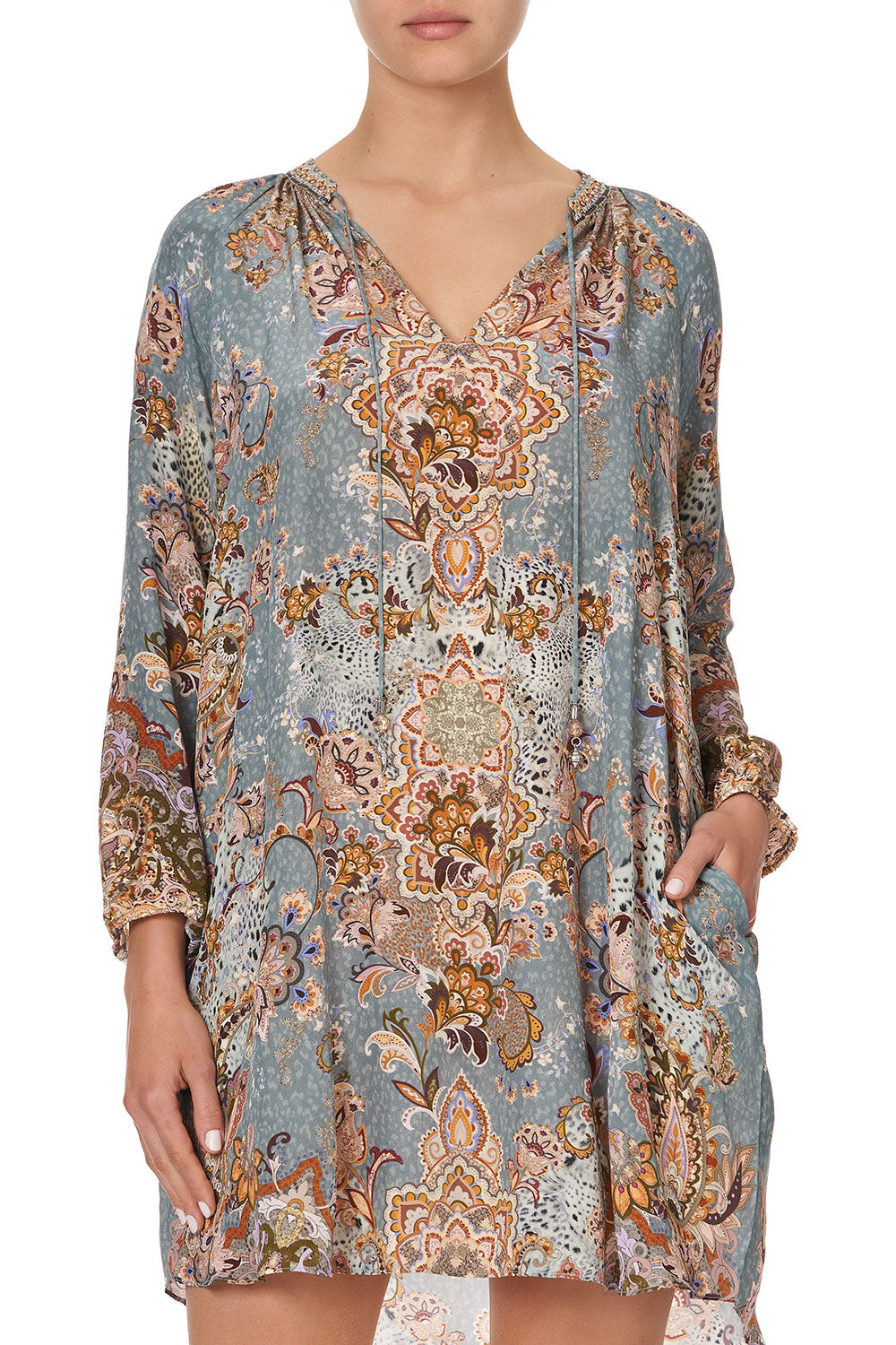 RAGLAN SLEEVE TUNIC DRESS LE PALAIS DU ZAHIR