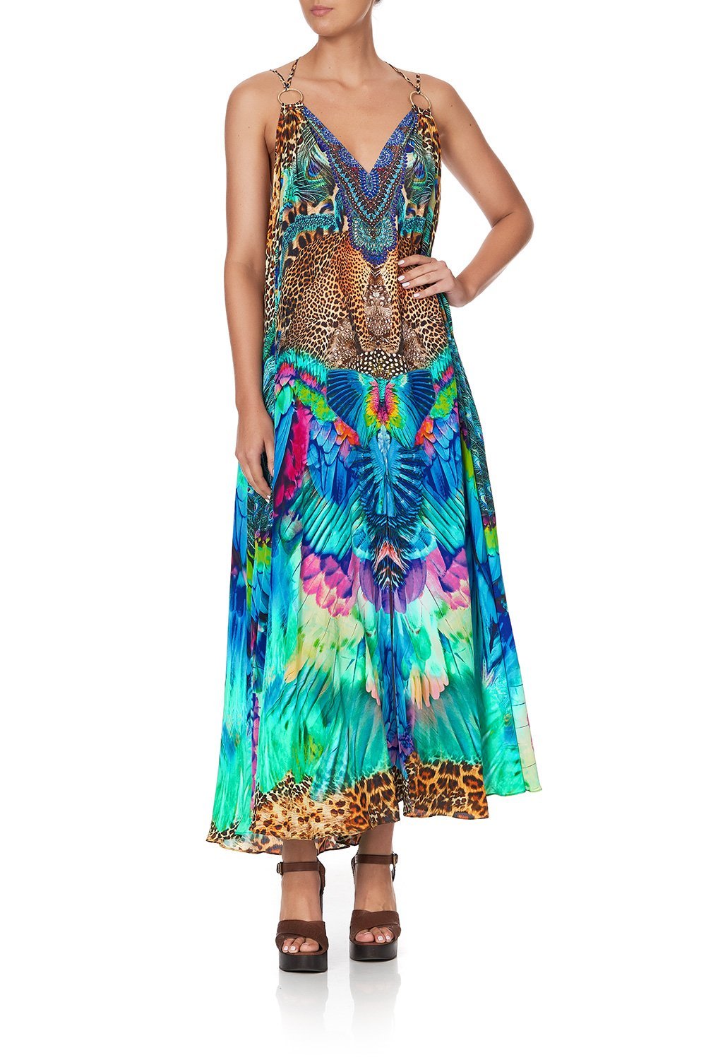 RING DETAIL STRAP DRESS MOTHER XANADU