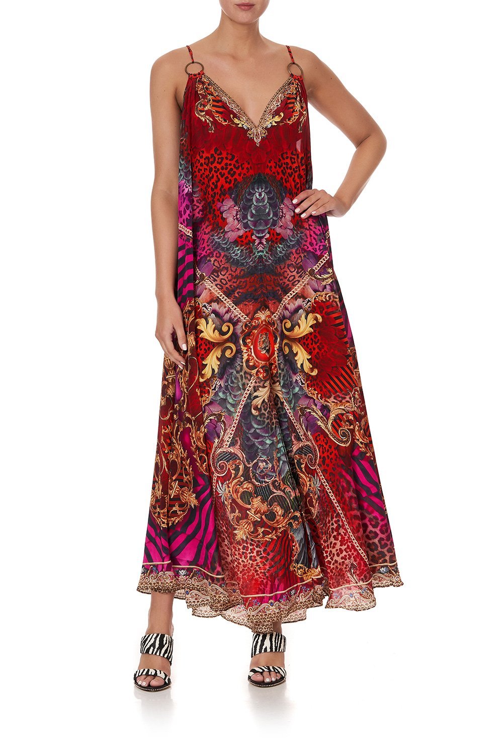 RING DETAIL STRAP DRESS SLAVE TO THE RHYTHM