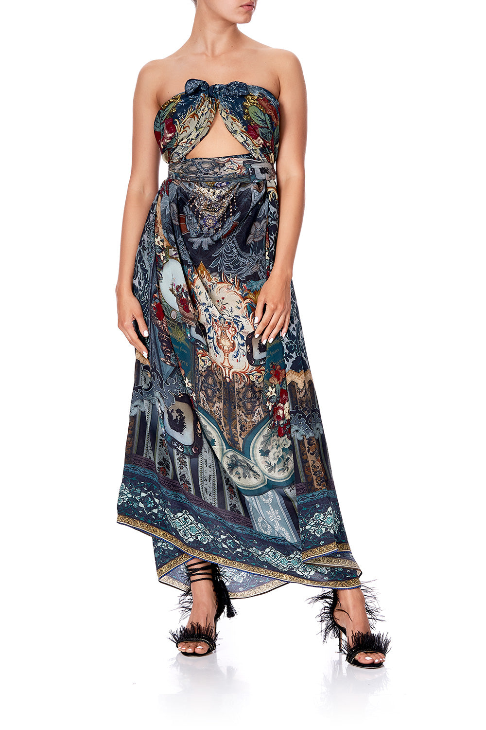 ROUND NECK KAFTAN HOTEL BOHEME