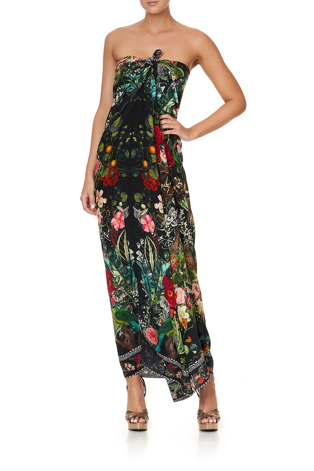 ROUND NECK KAFTAN RAISED WITH WOLVES