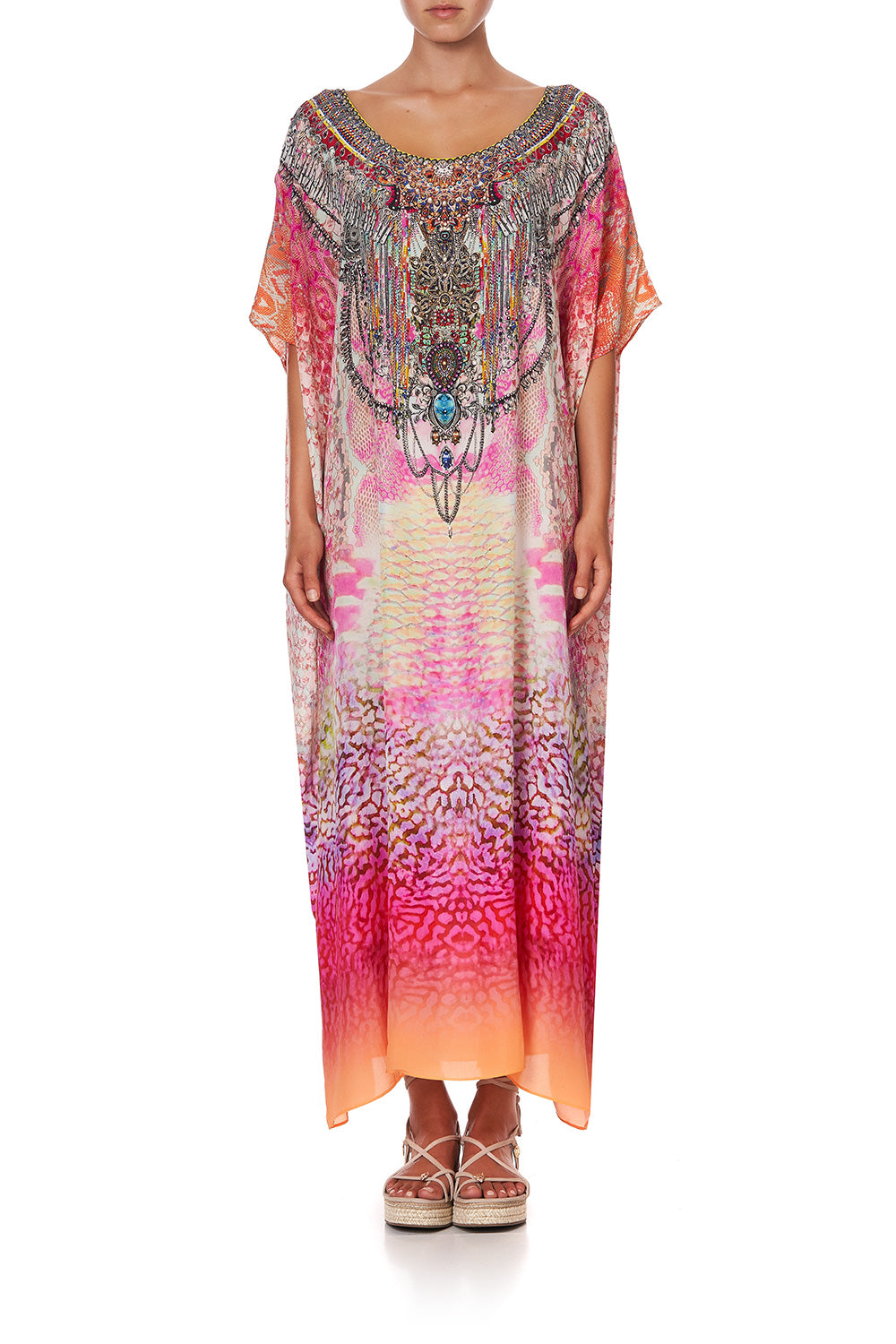 ROUND NECK KAFTAN SERPENTINE DREAMS
