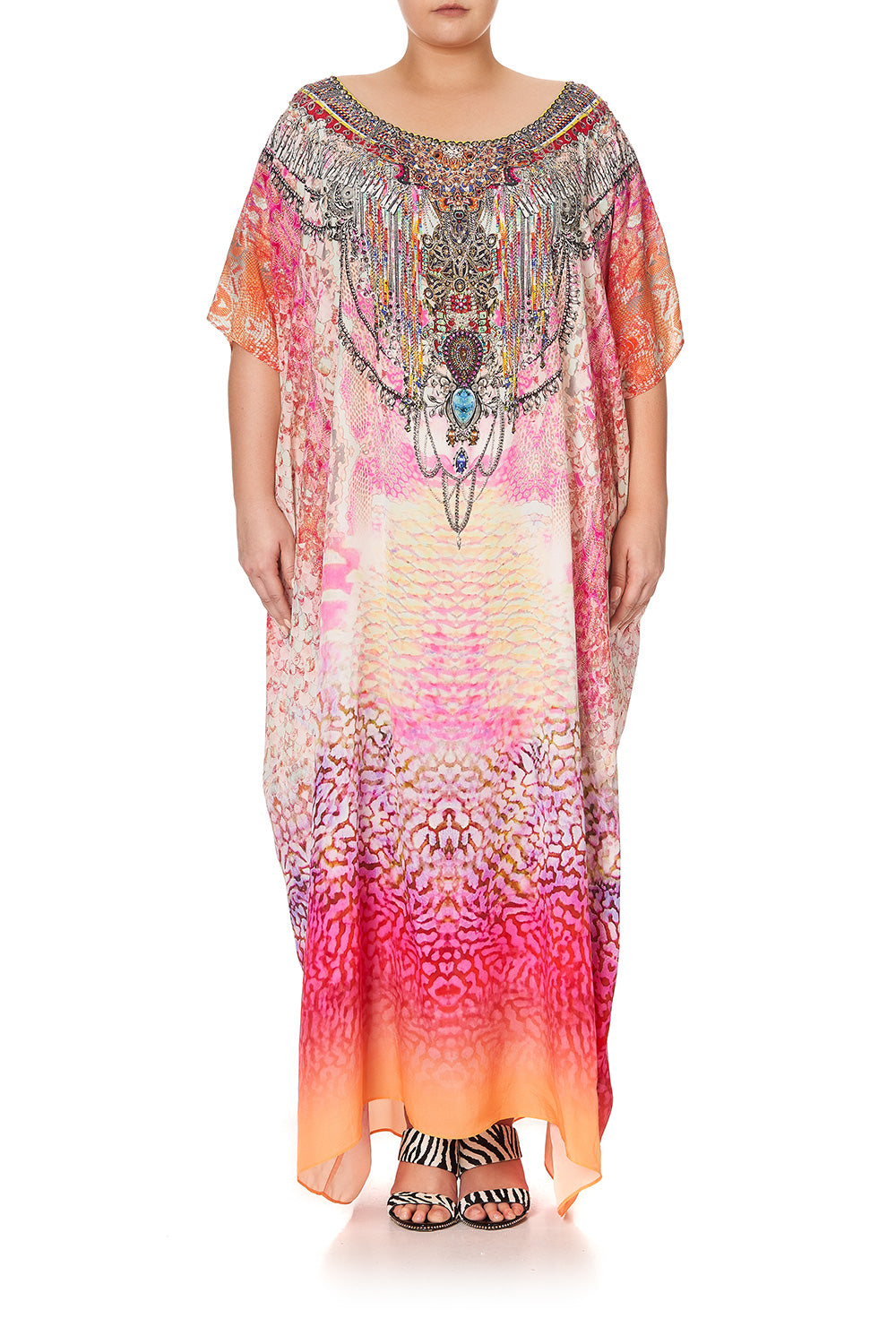 ROUND NECK KAFTAN SERPENTINE DREAMS