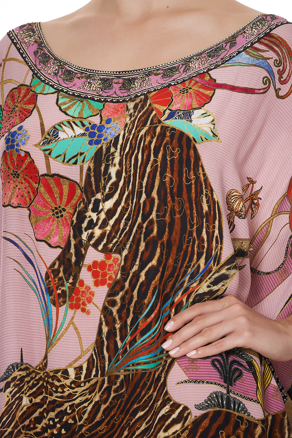 ROUND NECK KAFTAN ZIBA ZIBA