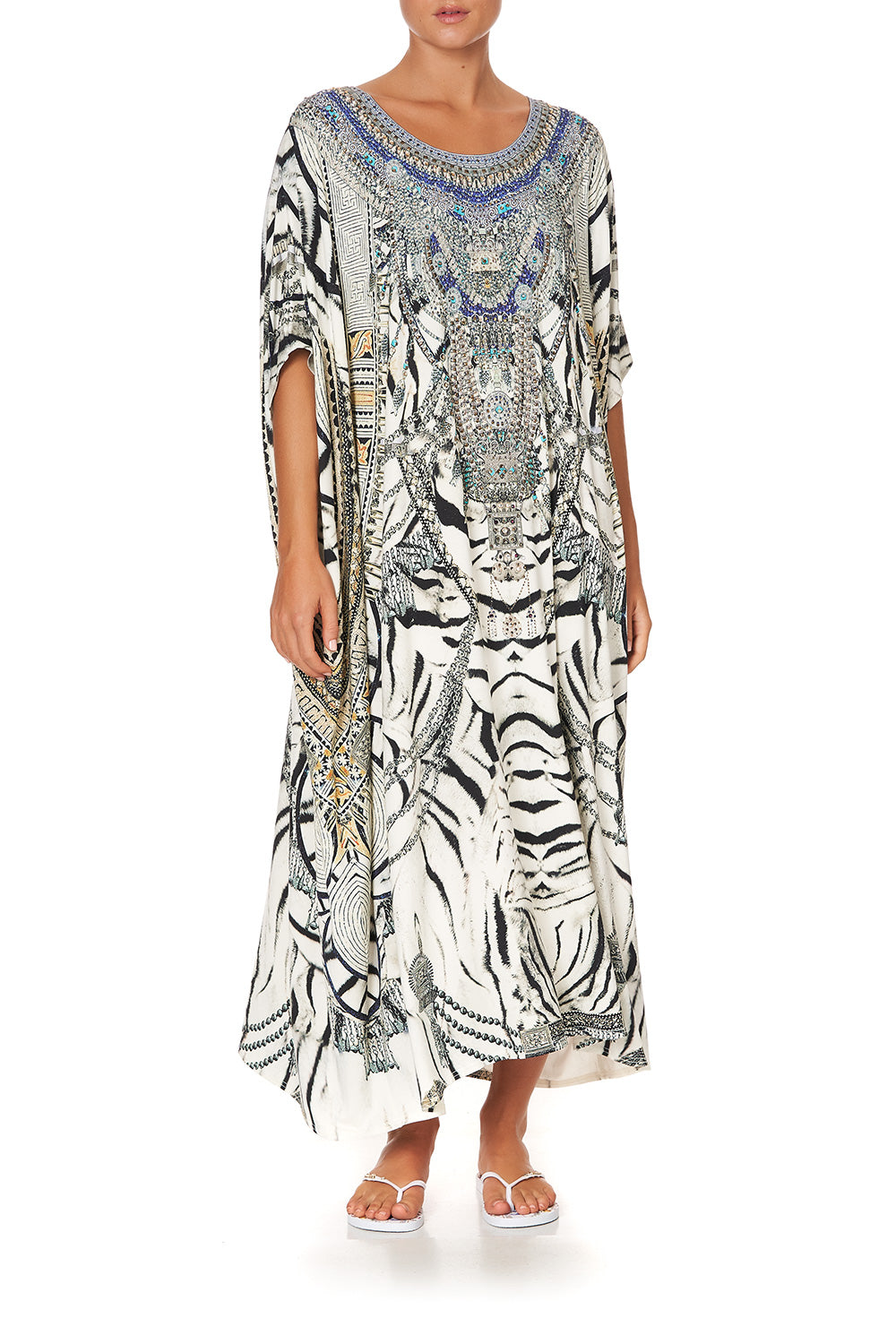 ROUND NECK LOUNGE KAFTAN WILD BELLE