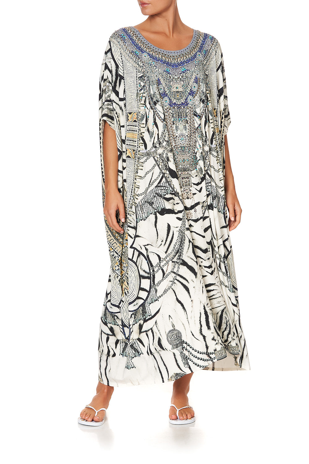 ROUND NECK LOUNGE KAFTAN WILD BELLE