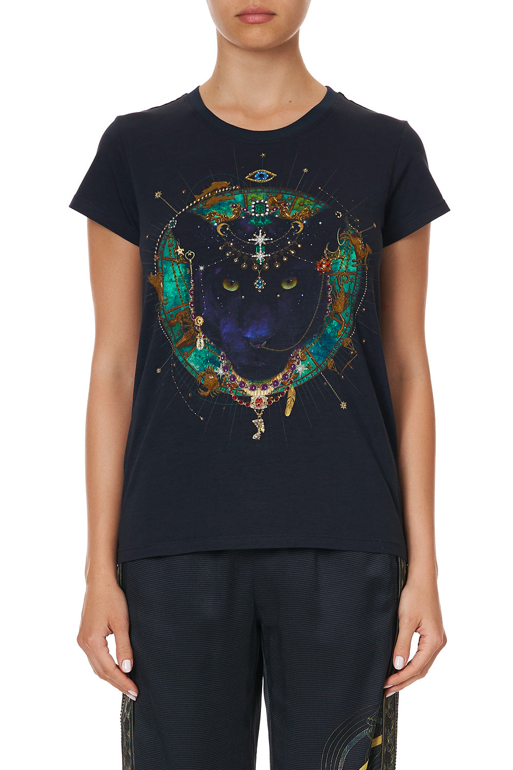 SLIM FIT ROUND NECK T-SHIRT WISE WINGS