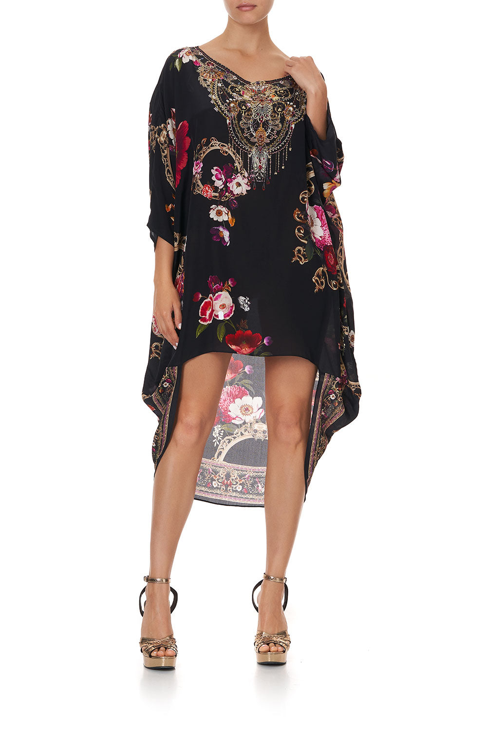 SCOOP BACK HEM DRESS MIRROR MIRROR