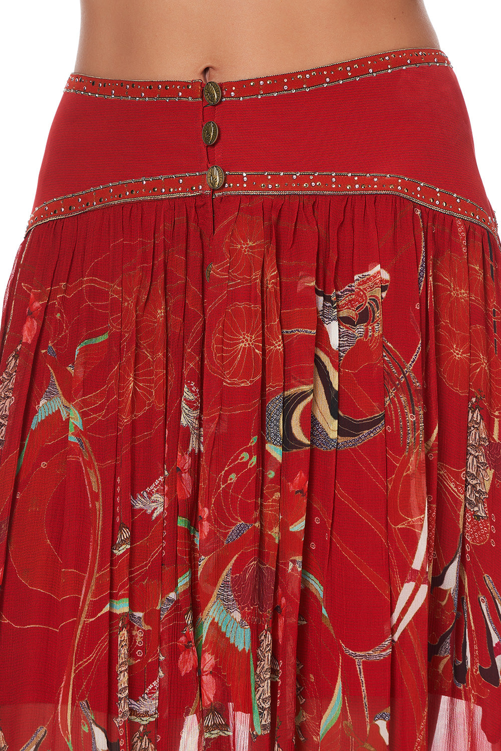 SHAPED WAIST SKIRT FORBIDDEN FRUIT