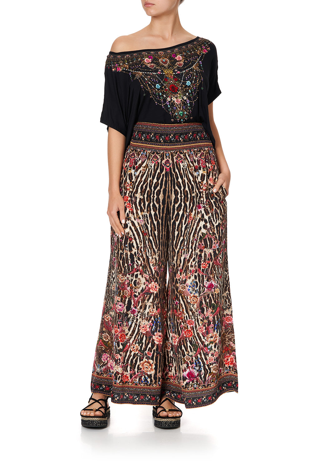 SHIRRED WAIST PANT LIV A LITTLE