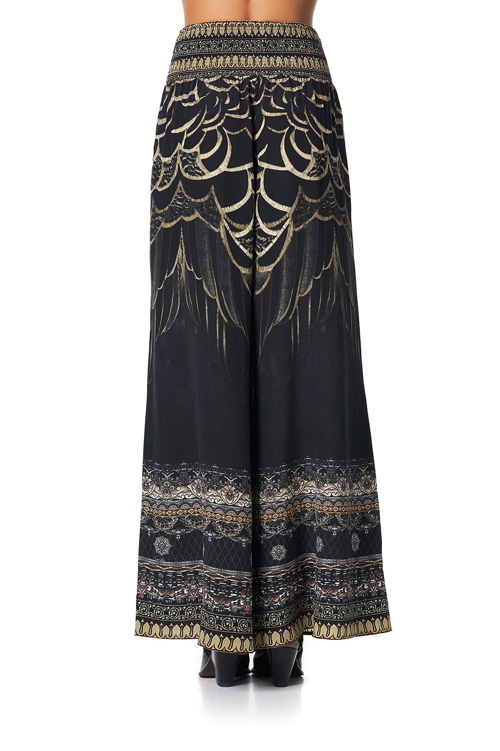 SHIRRED WAIST PANT UNDER A FULL MOON