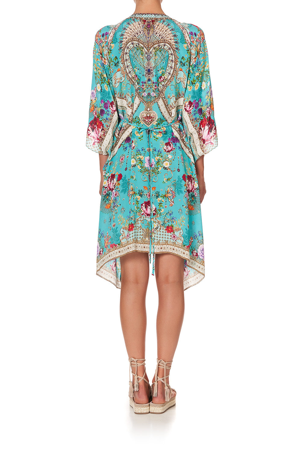 SHORT KAFTAN WITH HARDWARE A SONNET FOR SATINE