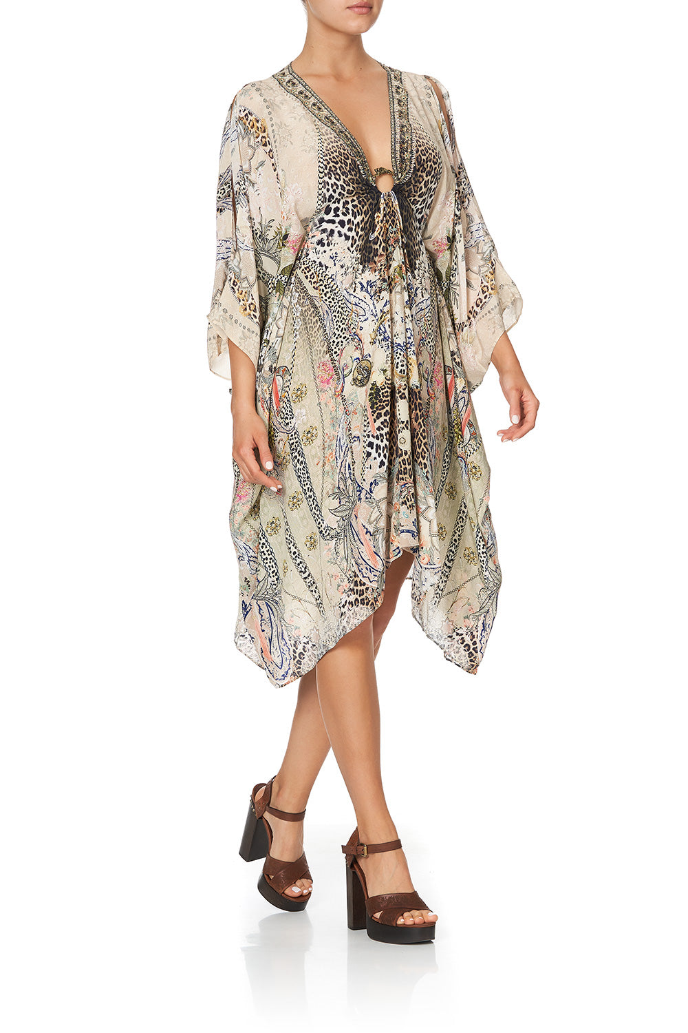 SHORT KAFTAN WITH HARDWARE FOREVER FOREVER