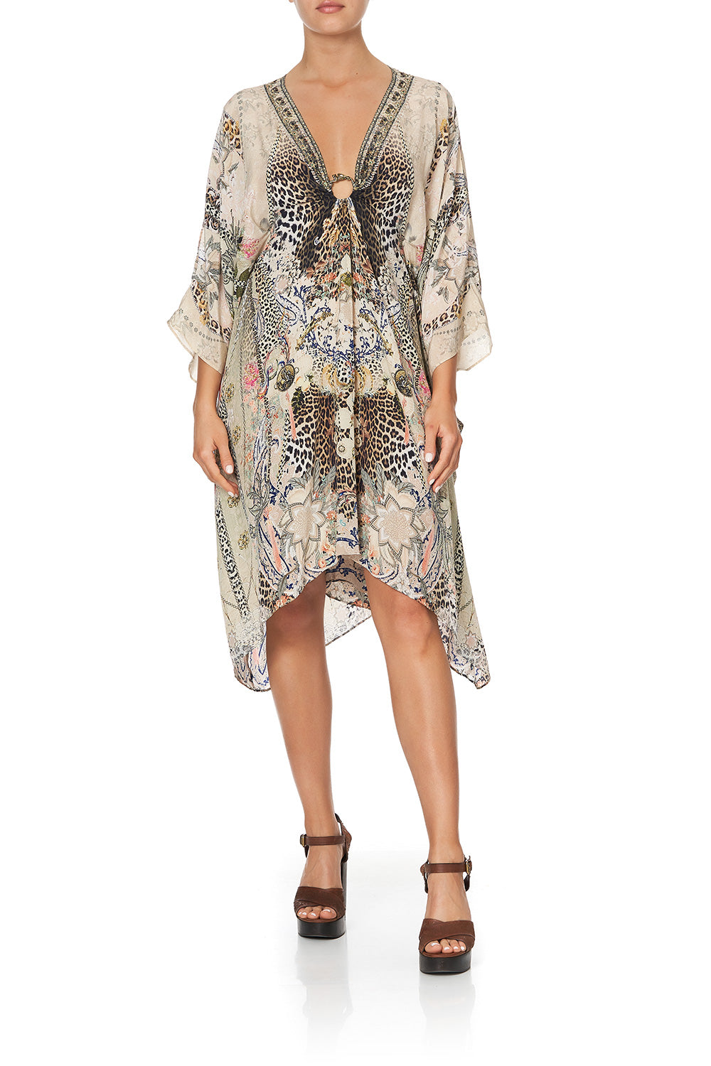 SHORT KAFTAN WITH HARDWARE FOREVER FOREVER