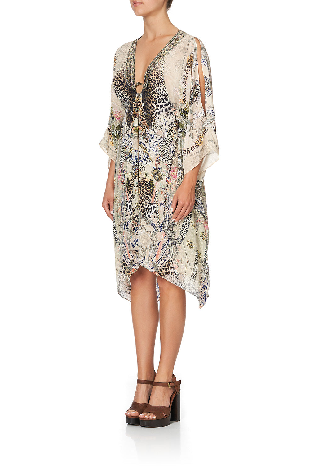 SHORT KAFTAN WITH HARDWARE FOREVER FOREVER