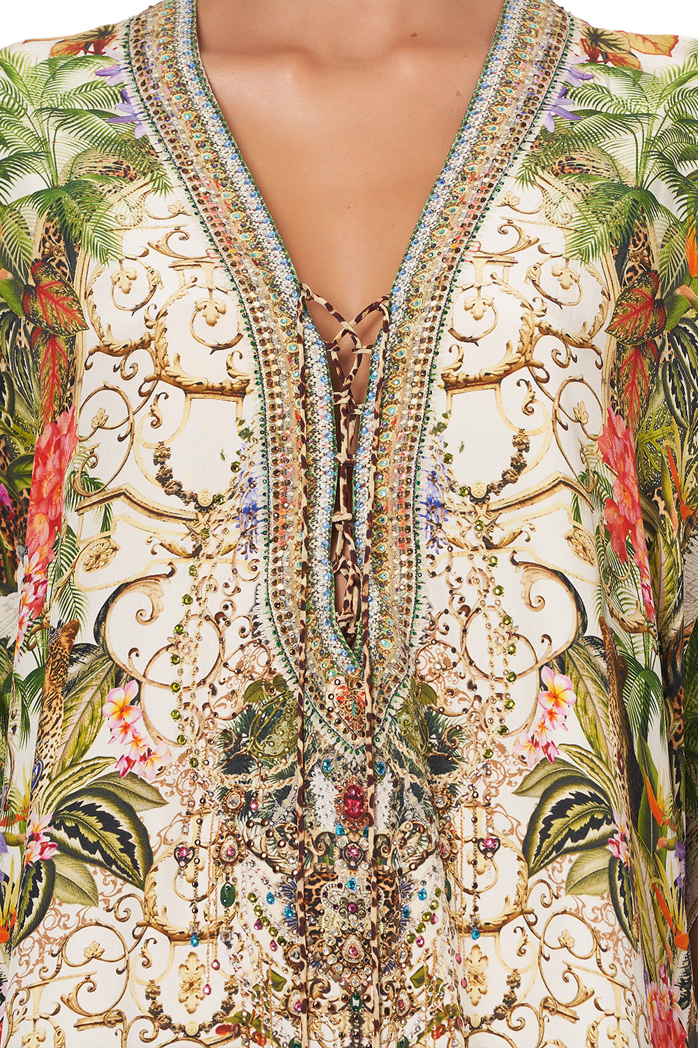 SHORT LACE UP KAFTAN FAIR VERONA