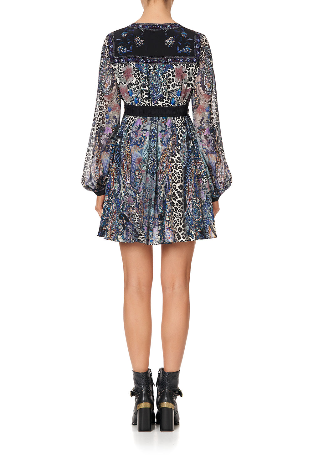 SHORT PEASANT DRESS FESTIVAL EXPRESS