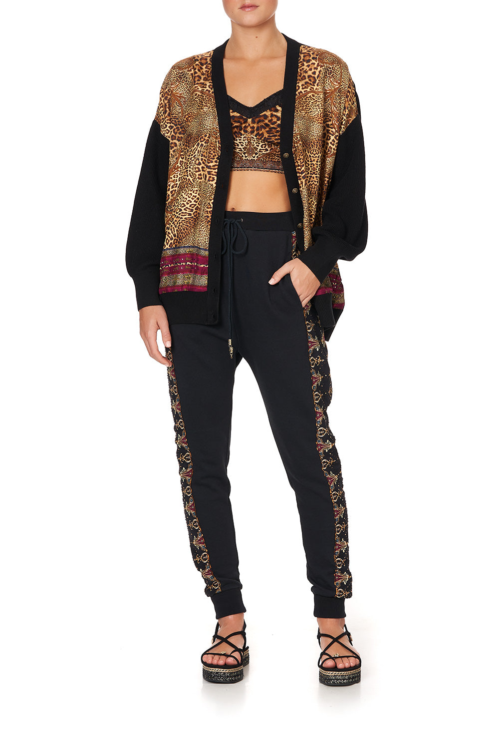 SILK FRONT CARDI LADY LODGE