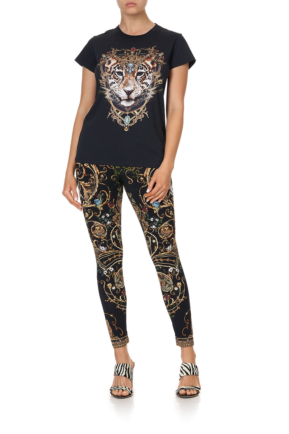 SLIM FIT  ROUND NECK T-SHIRT STUDIO 54