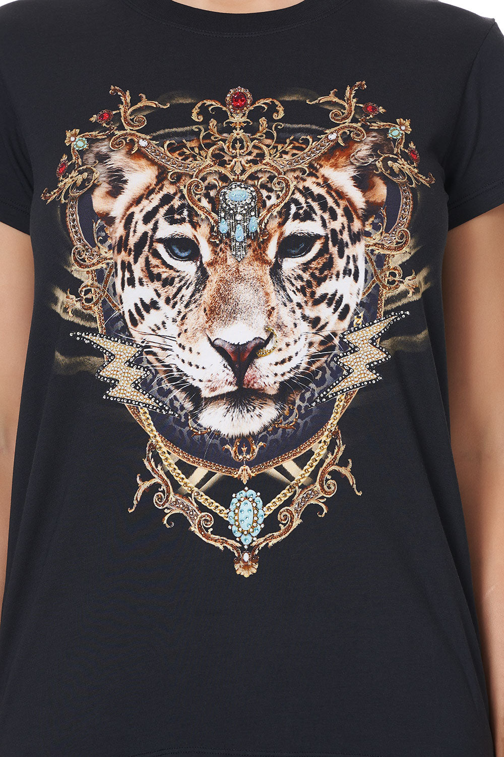 SLIM FIT  ROUND NECK T-SHIRT STUDIO 54