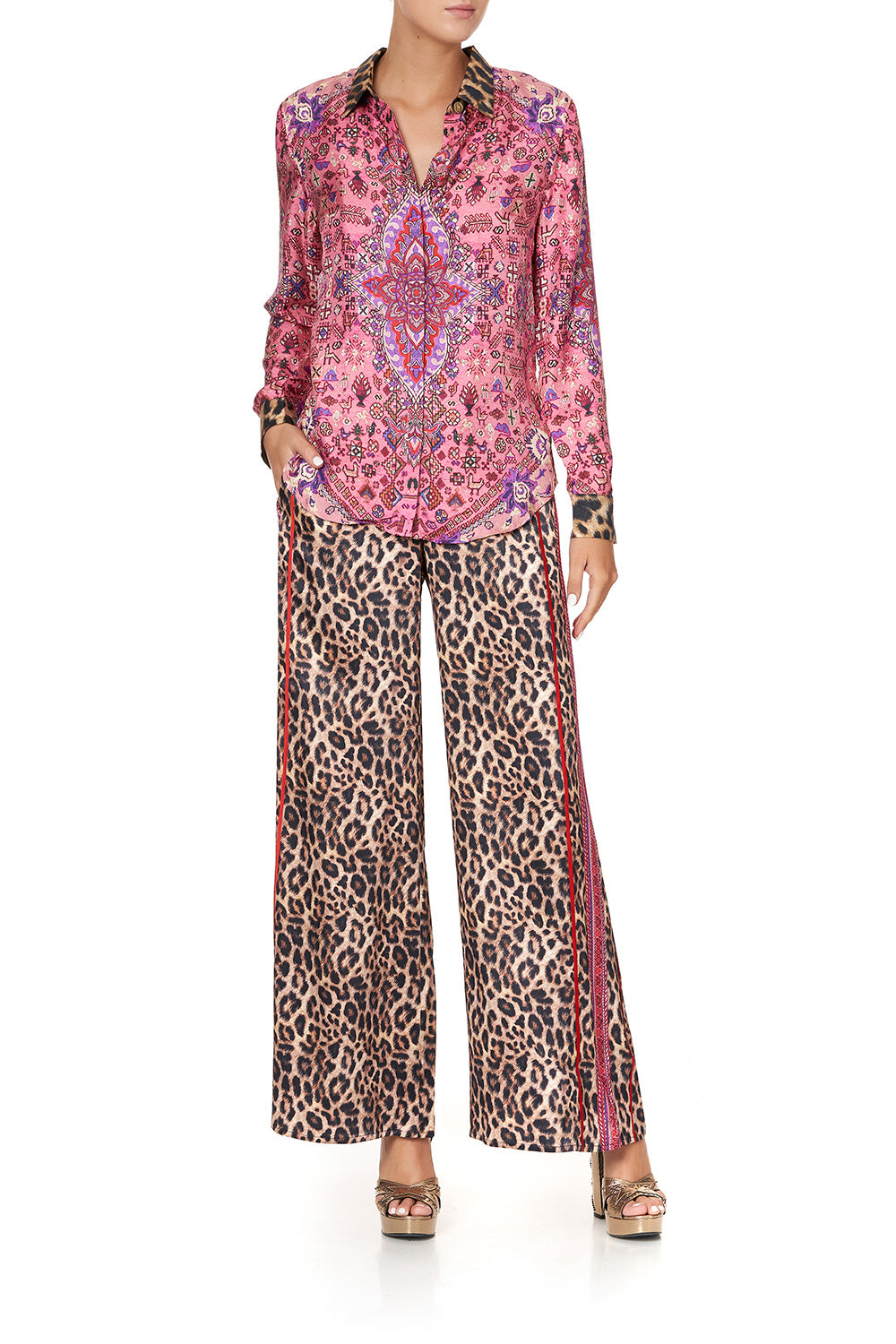 SLIM FIT LONG SLEEVE SHIRT LOTUS LOVERS