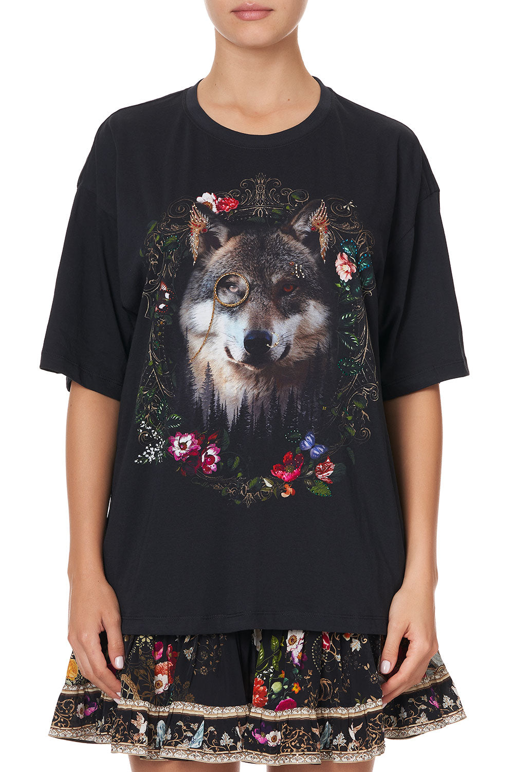 OVERSIZED BAND TEE MIRROR MIRROR