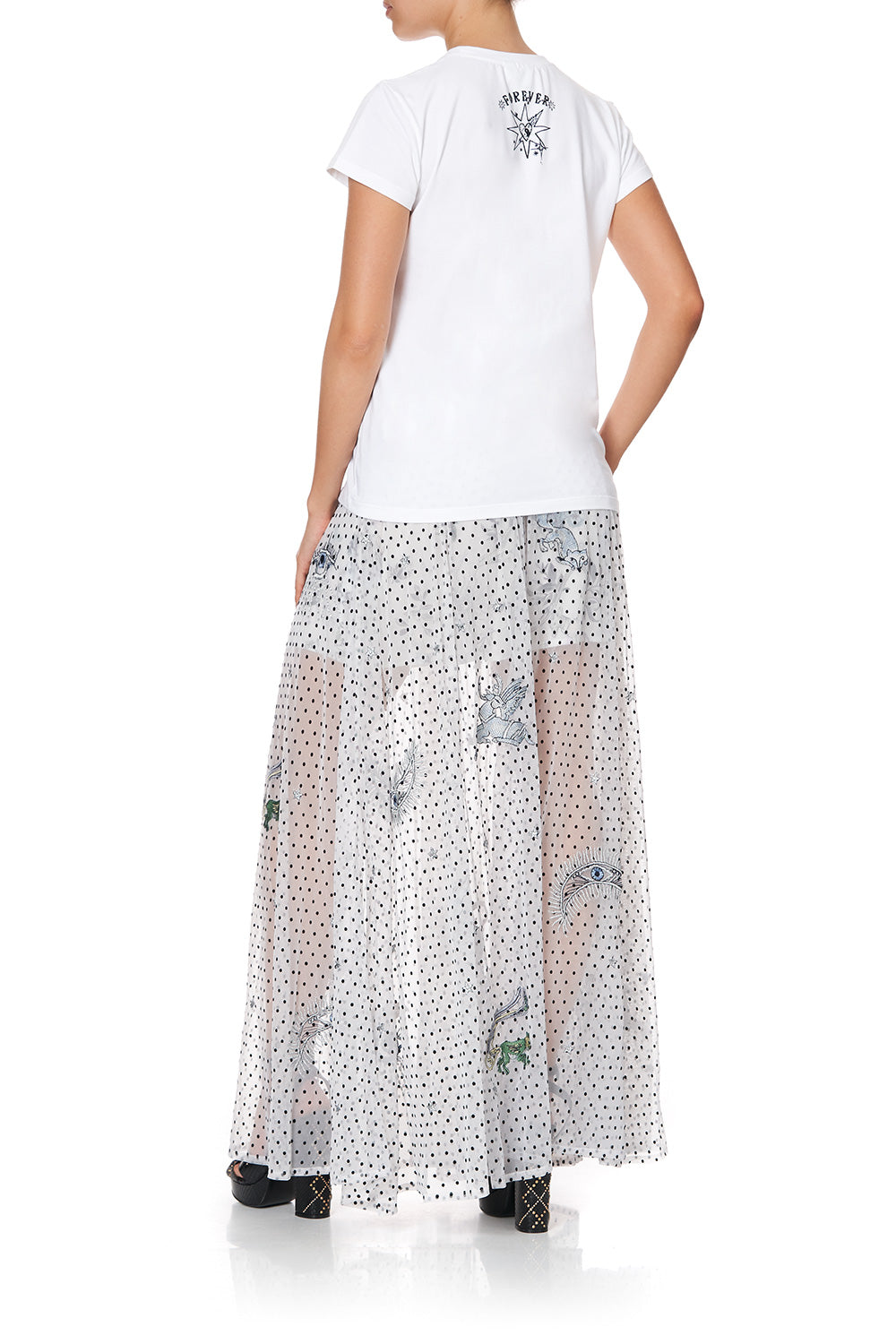 SLIM FIT ROUND NECK T-SHIRT MOONLIT MUSINGS