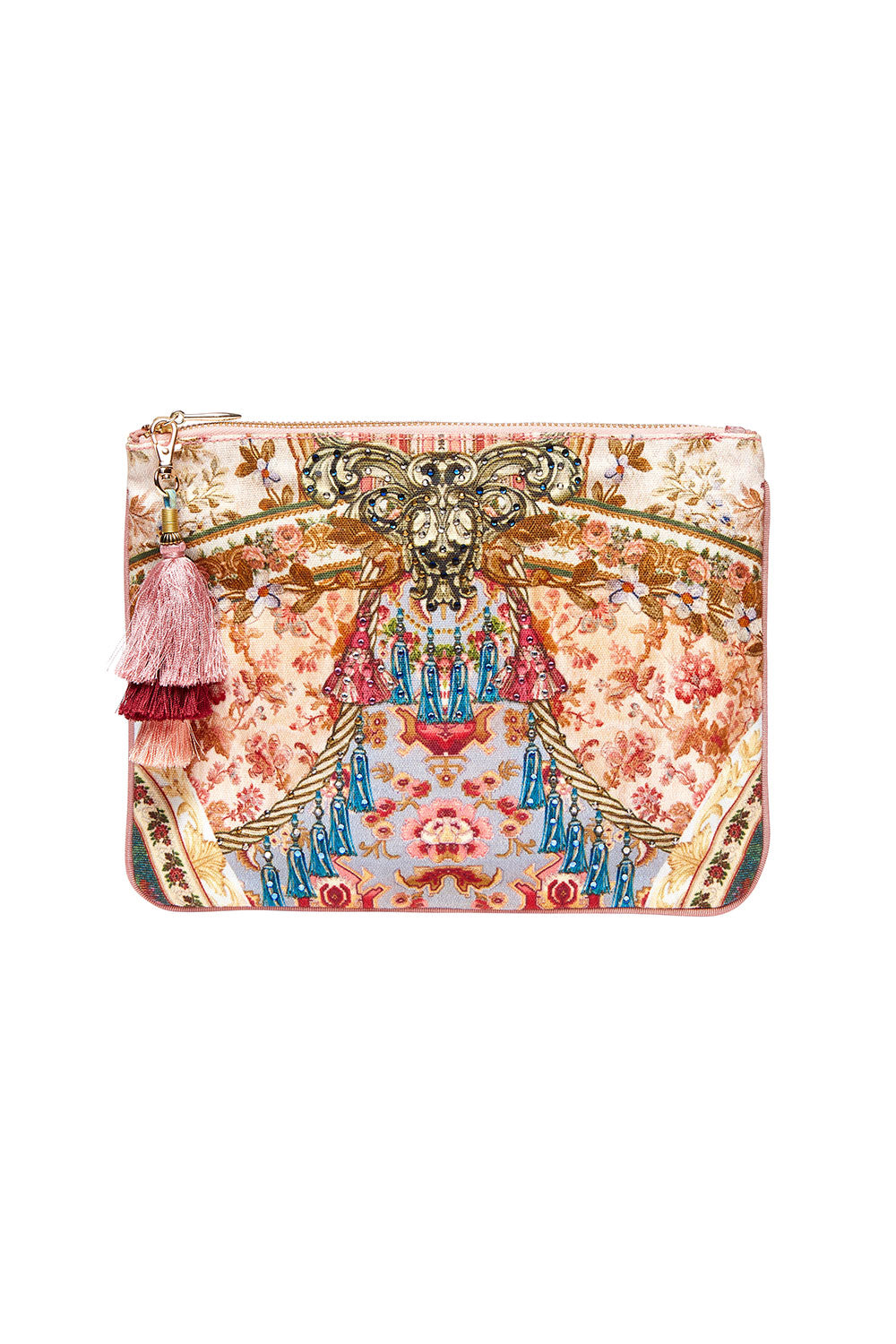 CAMILLA SMALL CANVAS CLUTCH JEANNE QUEEN