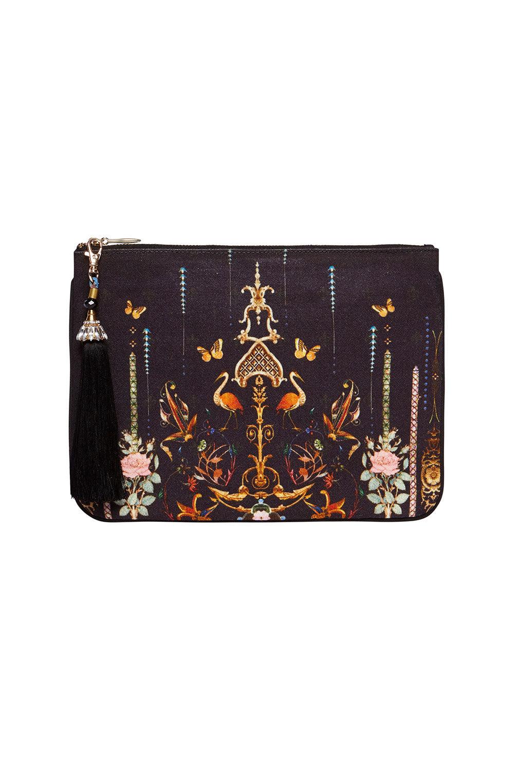 SMALL CANVAS CLUTCH REBELLE REBELLE