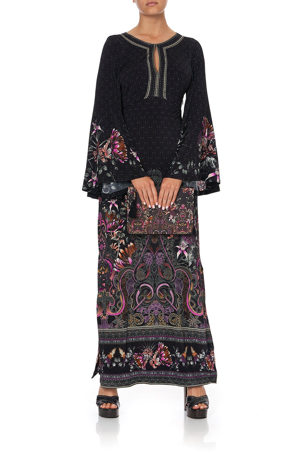 SMALL CANVAS CLUTCH RESTLESS NIGHTS