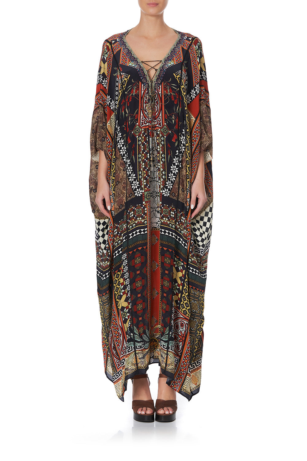 SPLICED KAFTAN PAVED IN PAISLEY