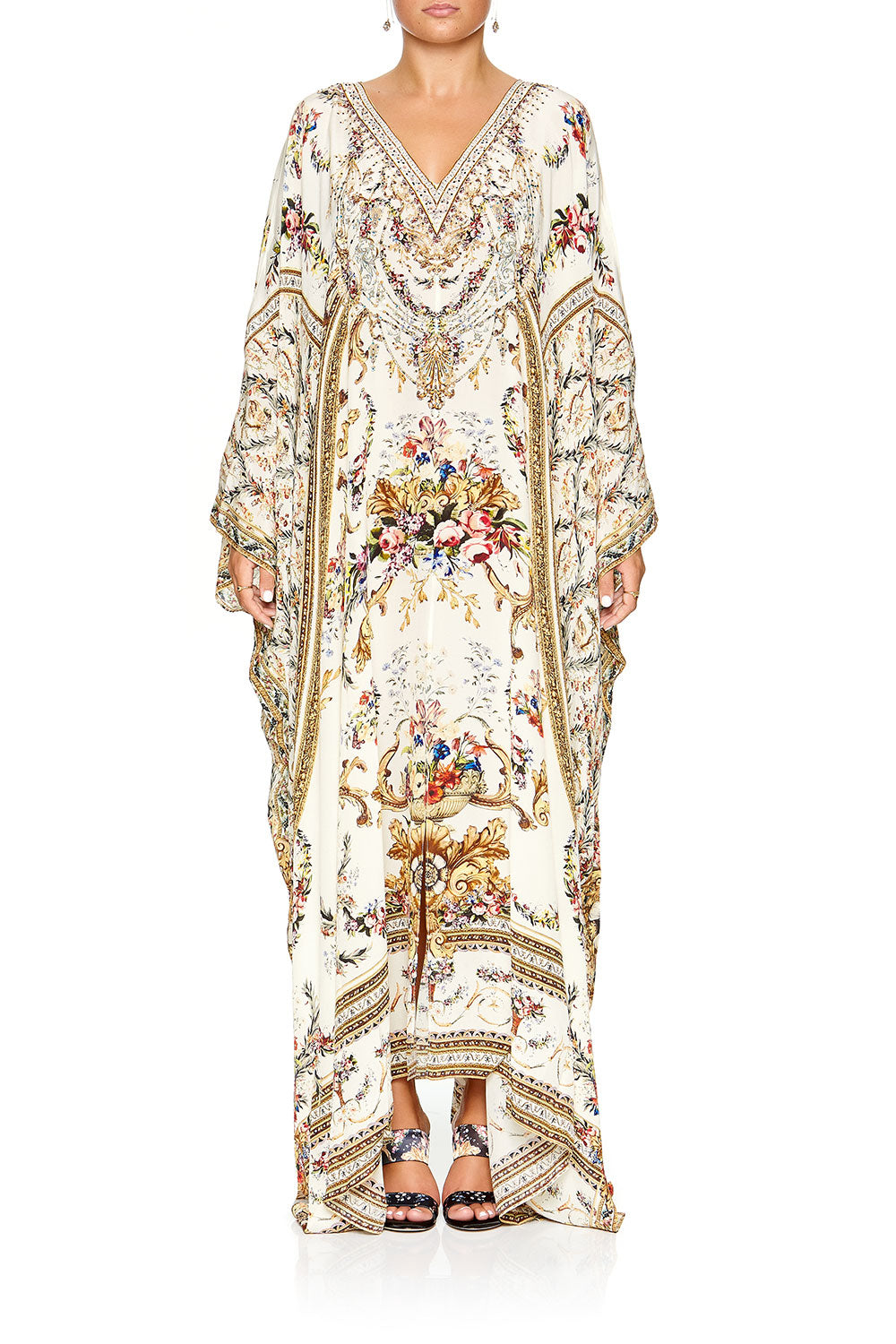 CAMILLA SPLIT FRONT & SLEEVE KAFTAN OLYMPE ODE