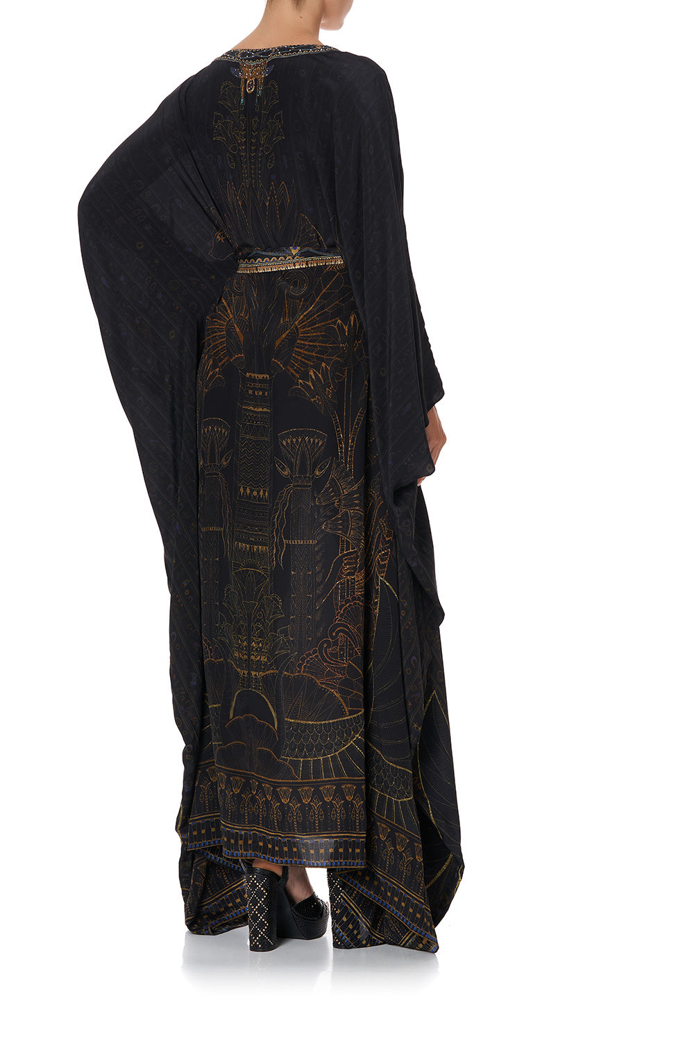 SPLIT HEM LACE UP KAFTAN COBRA KING