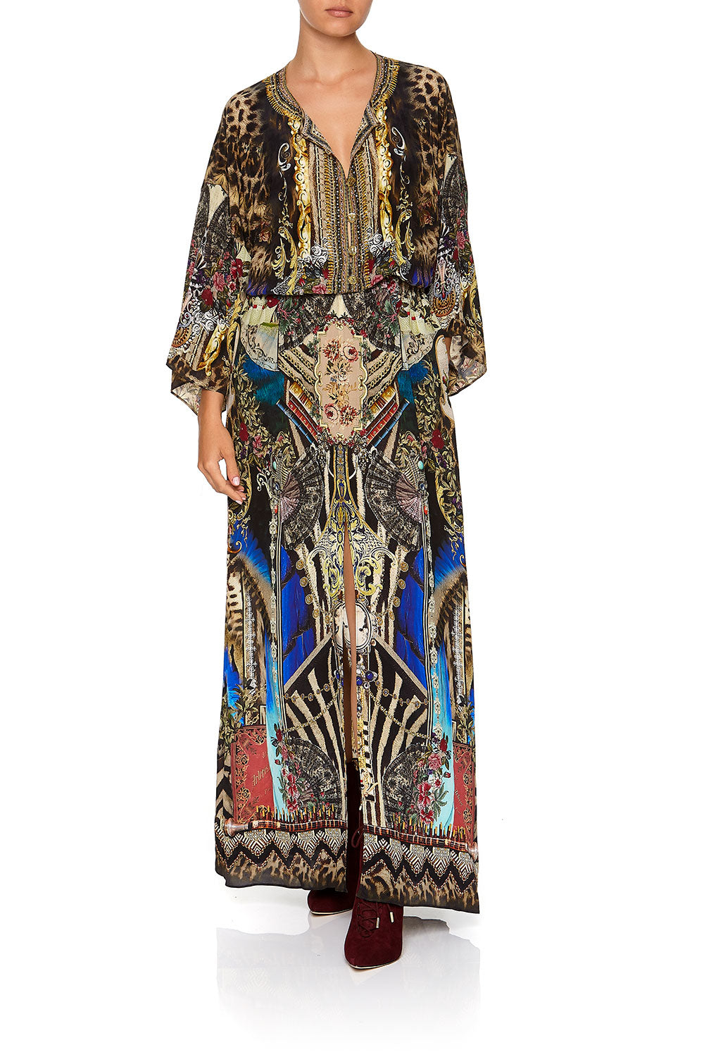 SPLIT POCKET DRESS STRONGER TOGETHER