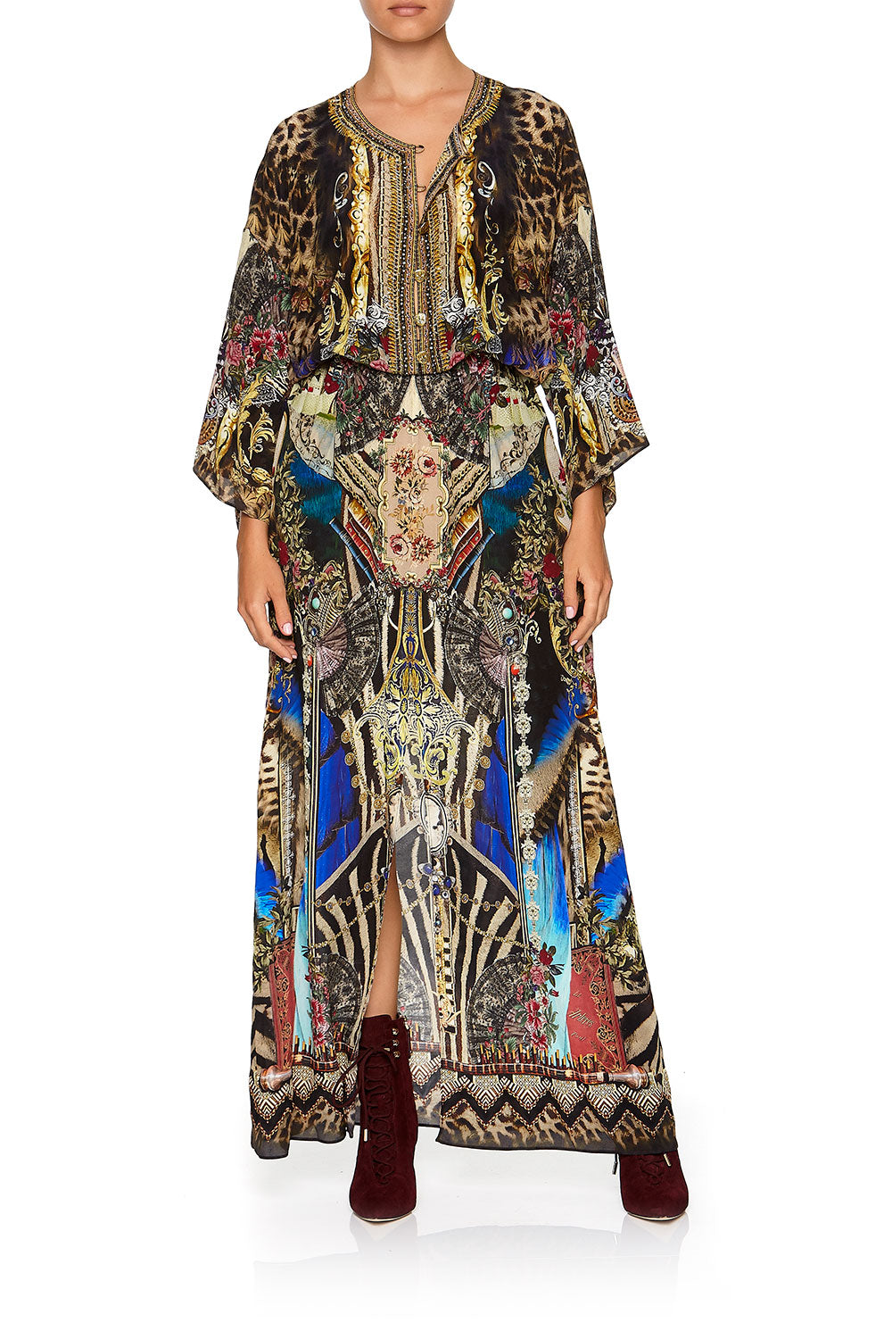 SPLIT POCKET DRESS STRONGER TOGETHER